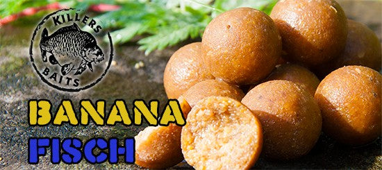 Carp Killers Banana Fisch Boilies 2,5kg (16mm / 20mm /24mm)