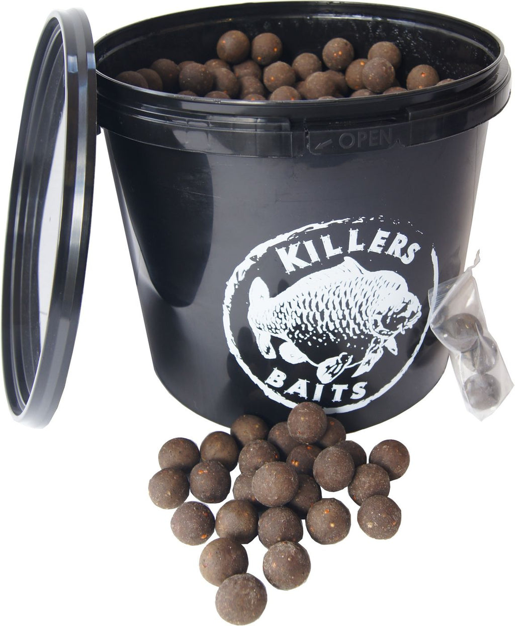 Carp Killers Black Fish & Garlic Boilies 3,5kg Eimer