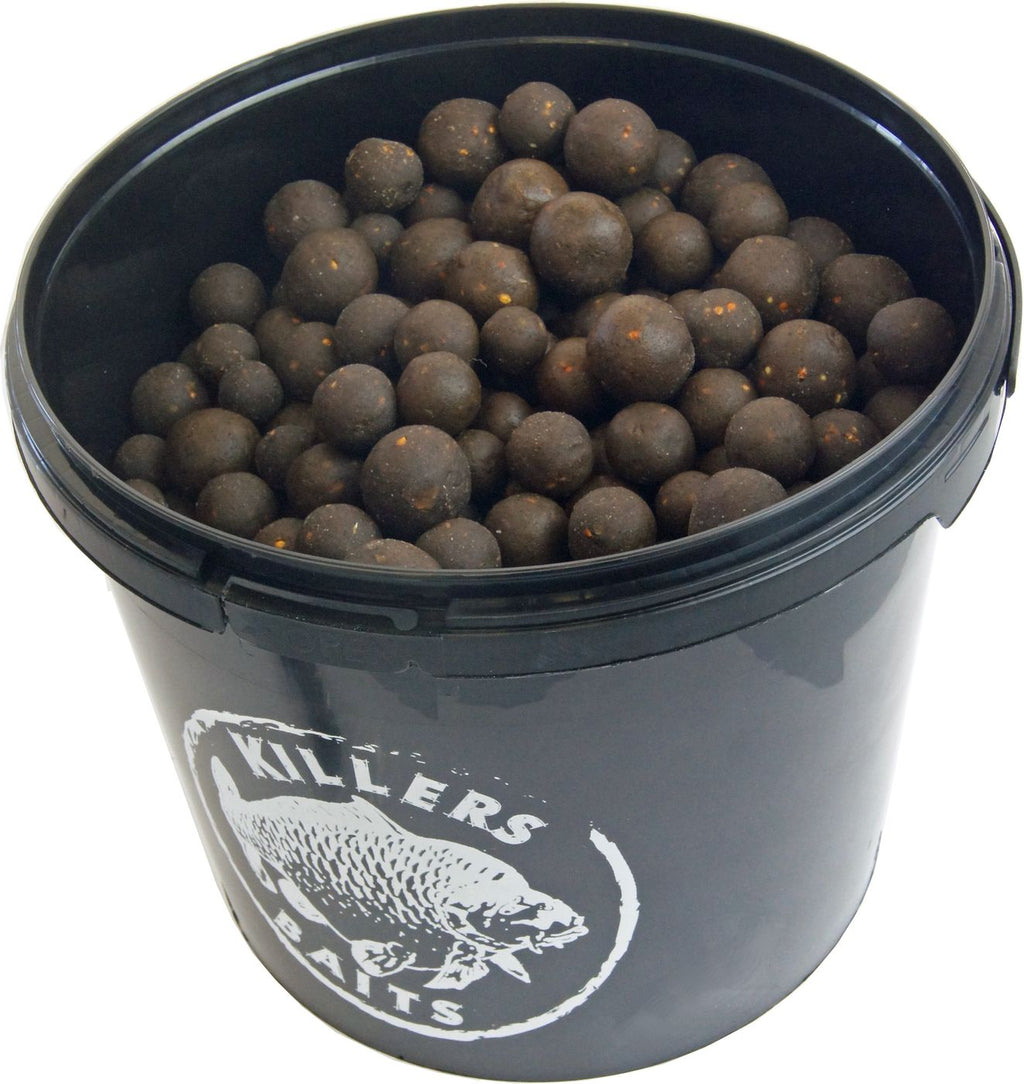 Carp Killers Black Fish & Garlic Boilies 3,5kg Eimer