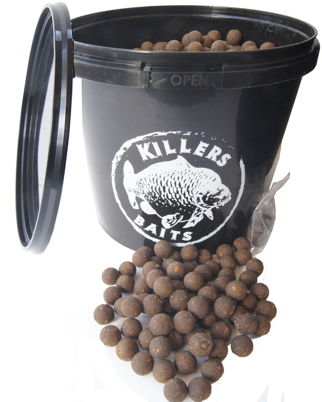 Carp Killers Black Fish & Garlic Boilies 3,5kg Eimer