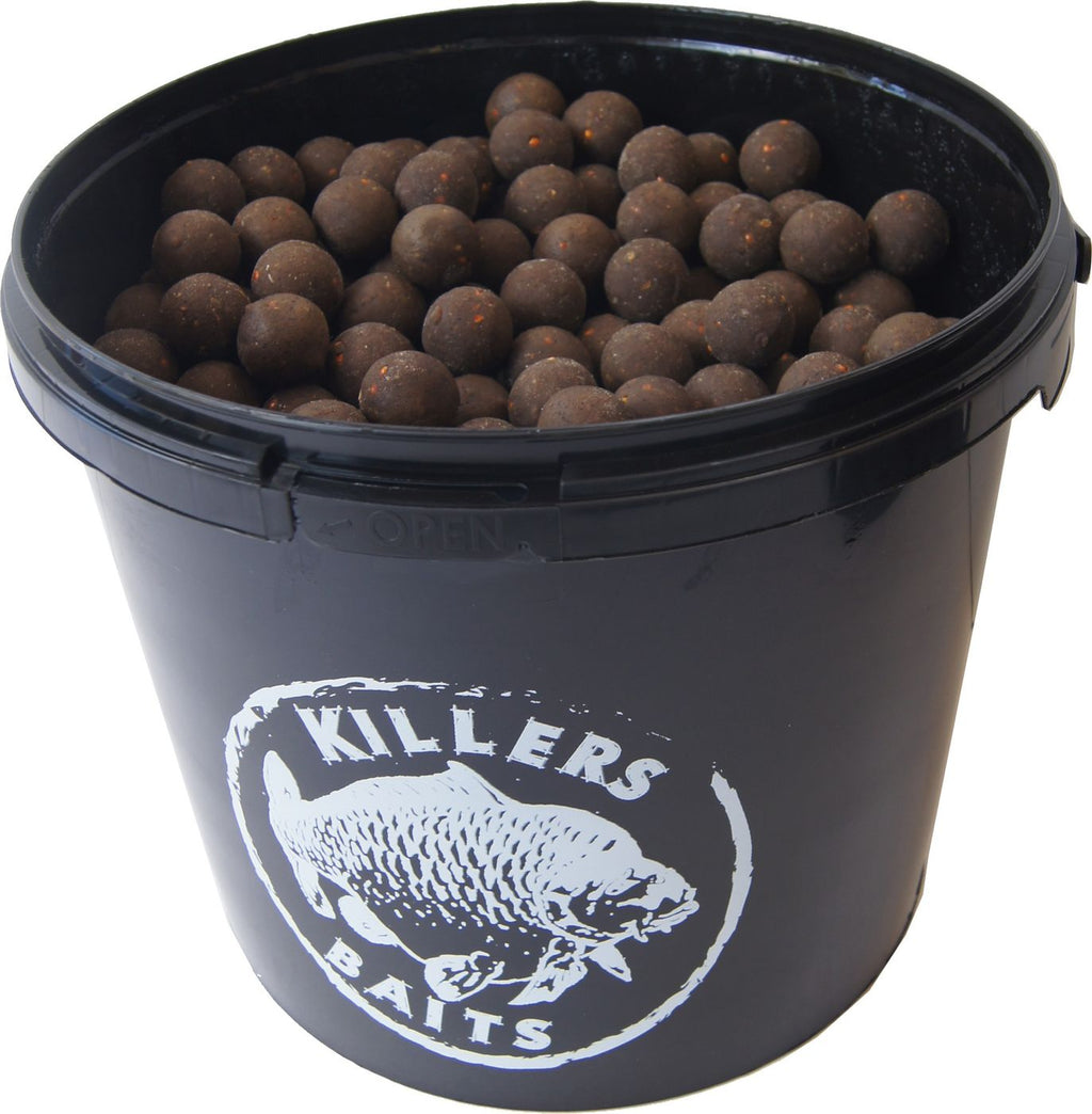 Carp Killers Black Fish & Garlic Boilies 3,5kg Eimer