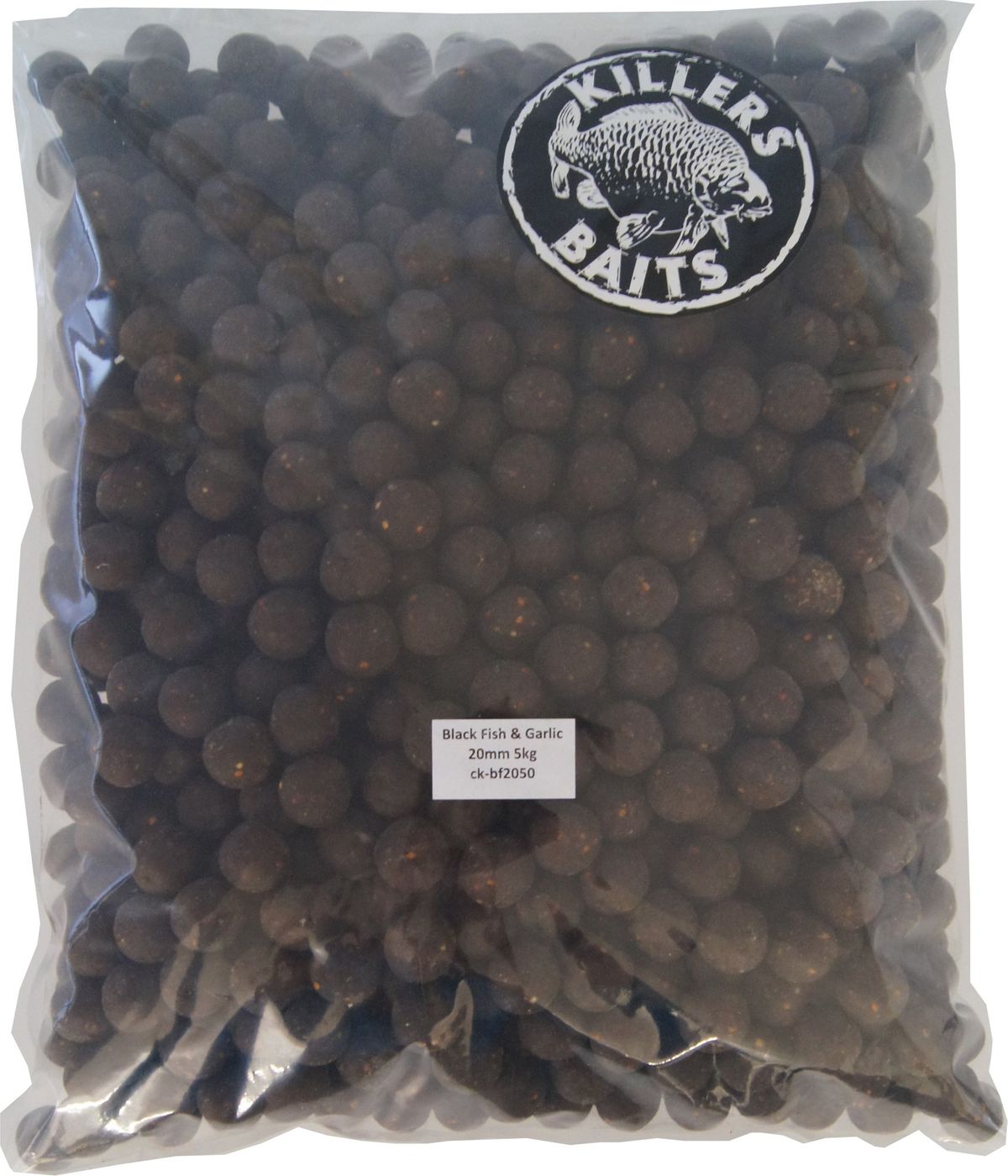 Carp Killers Black Fish & Garlic Boilies 5kg
