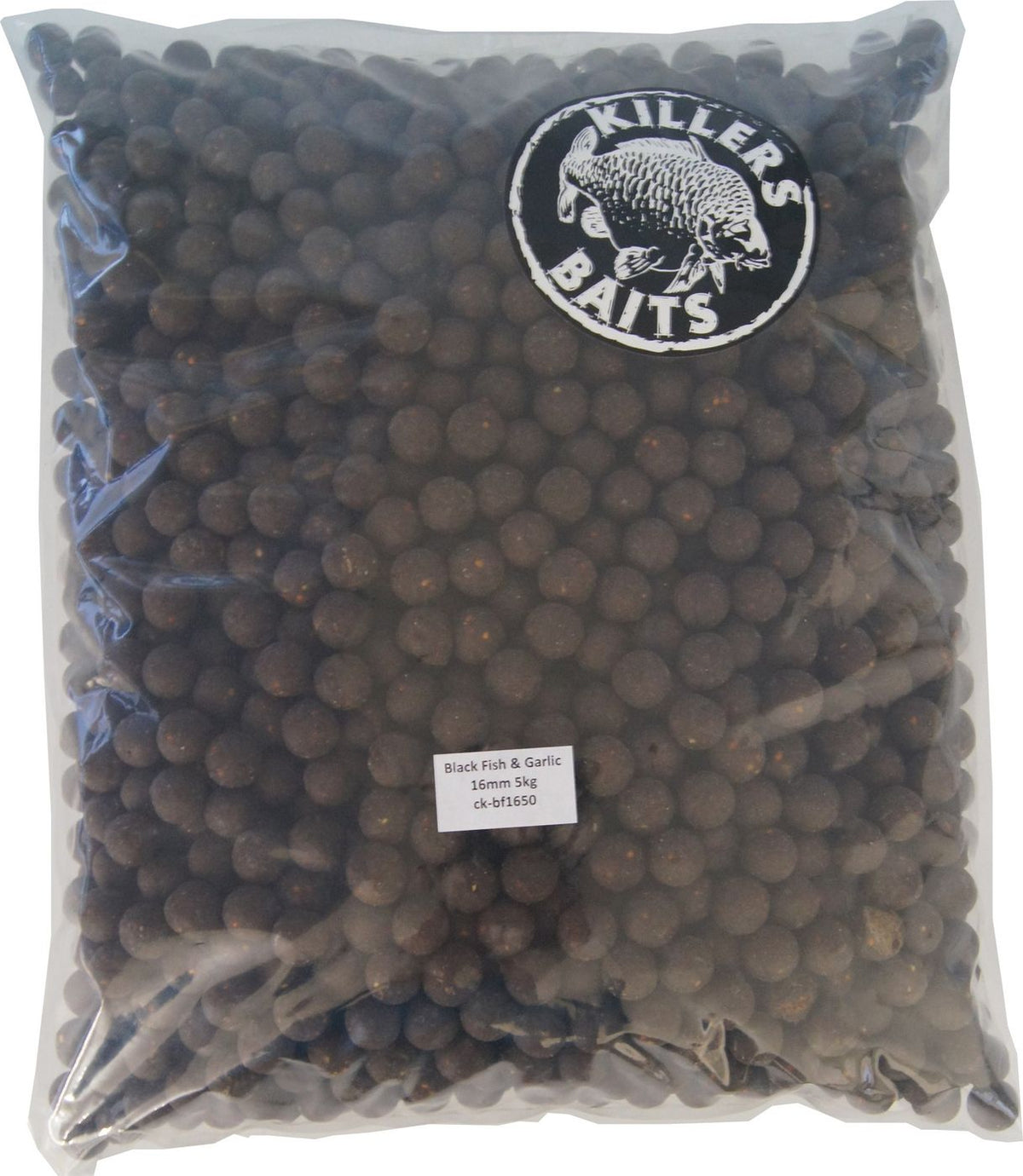 Carp Killers Black Fish & Garlic Boilies 5kg