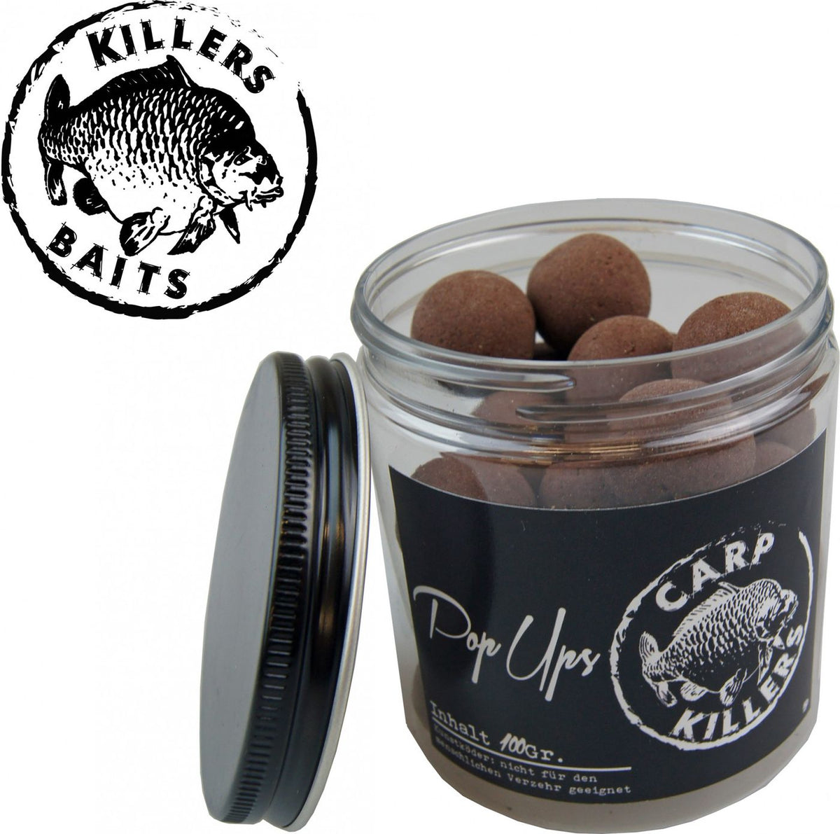 Carp Killers Black Fish & Garlic Pop Up Boilies