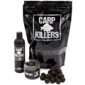 Carp Killers Black Hash 5kg Boilies + 100g Pop Ups 16mm + 250ml Dip