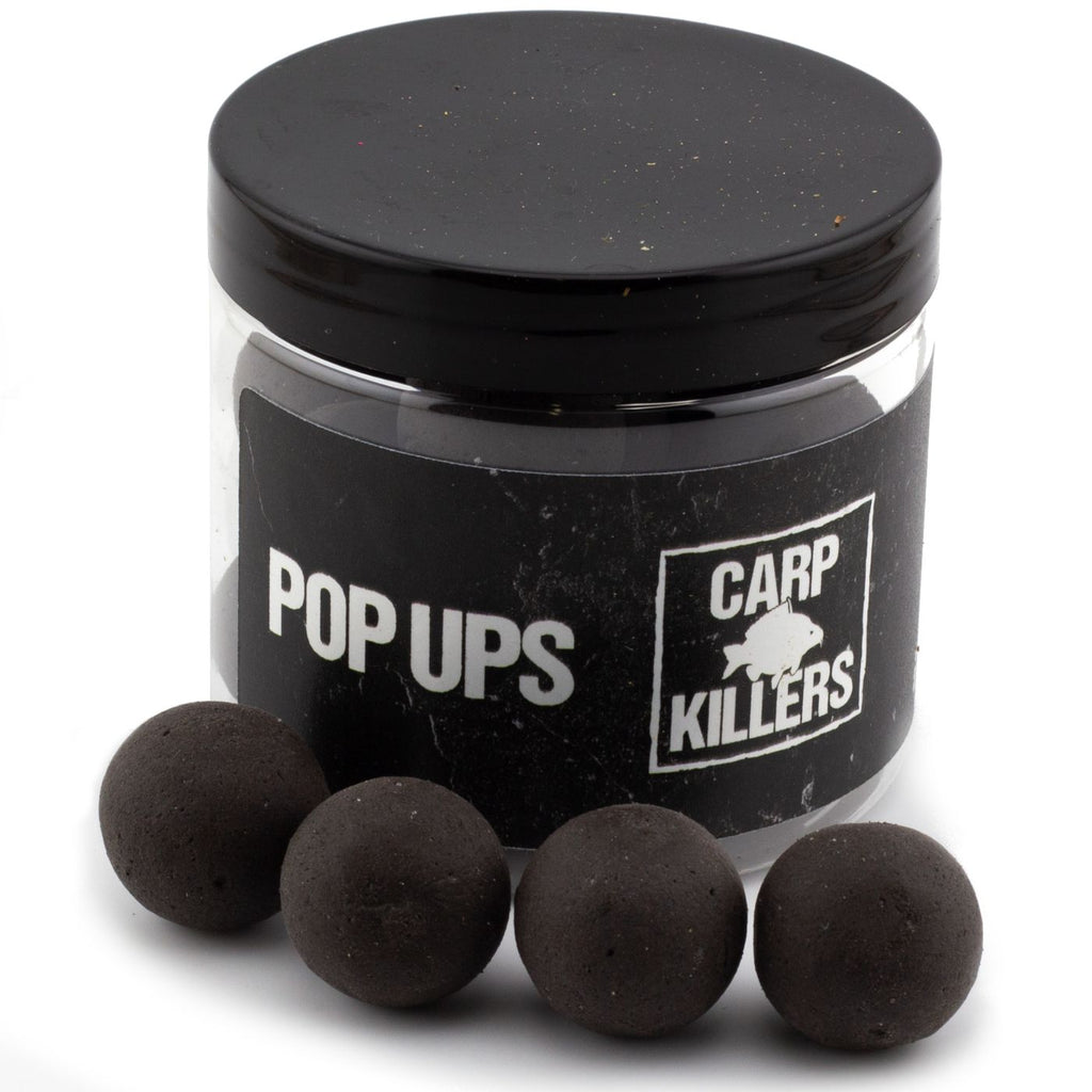 Carp Killers Black Hash 5kg Boilies + 100g Pop Ups 16mm + 250ml Dip