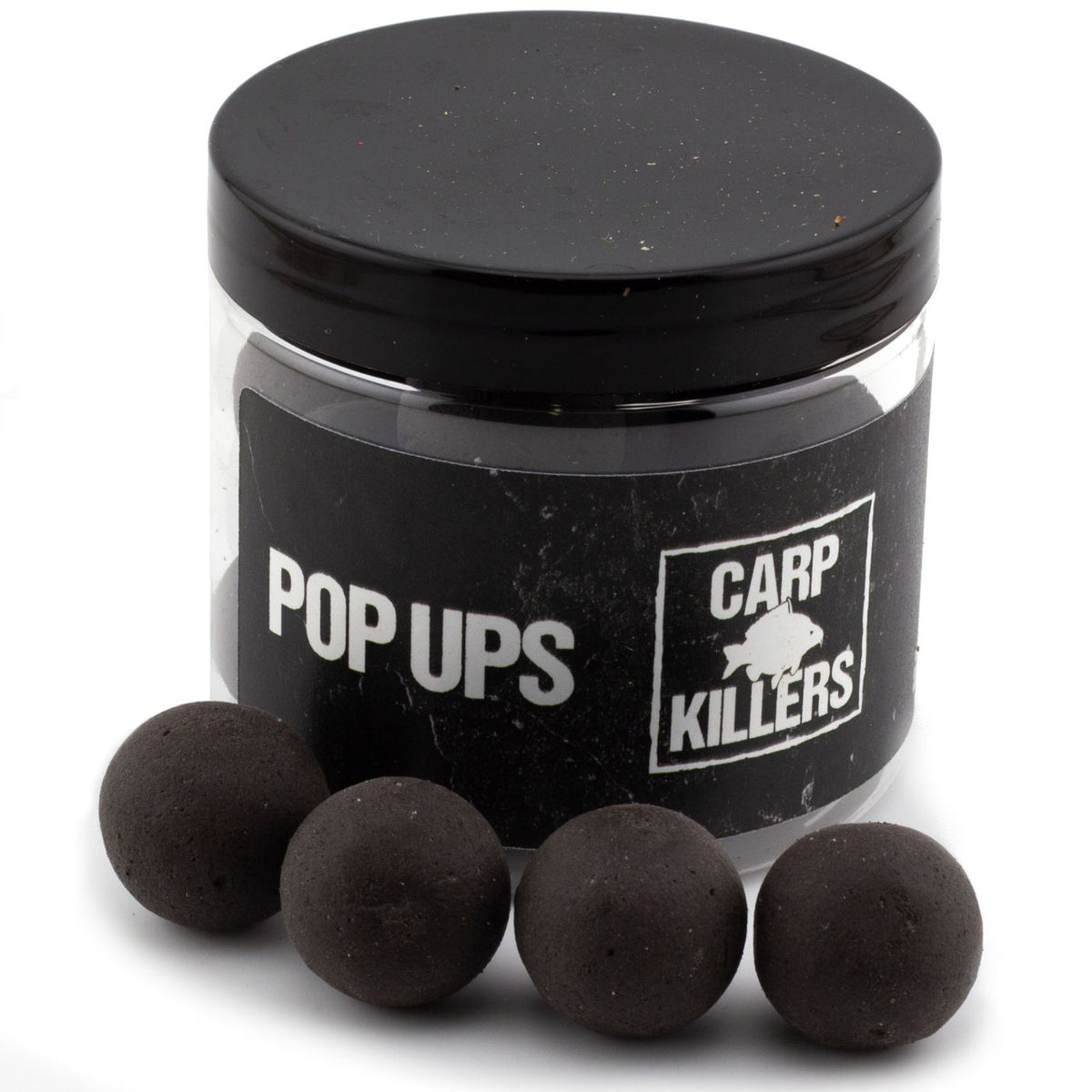 Carp Killers Black Hash 5kg Boilies + 100g Pop Ups 20mm + 250ml Dip