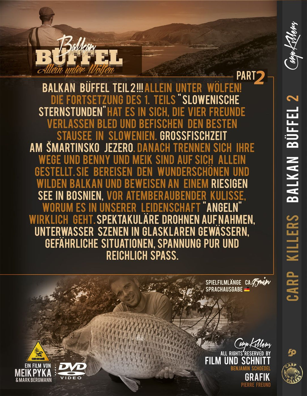 Carp Killers DVD Balkan Büffel 2 - Allein unter Wölfen Meik Pyka