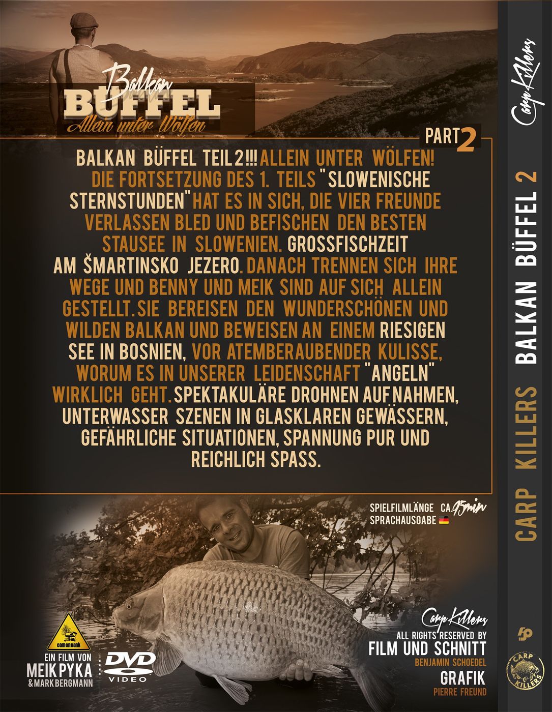 Carp Killers DVD Balkan Büffel 2 - Allein unter Wölfen Meik Pyka