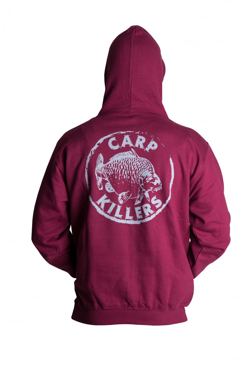 Carp Killers Hoodie burgundy Pullover mit Kapuze