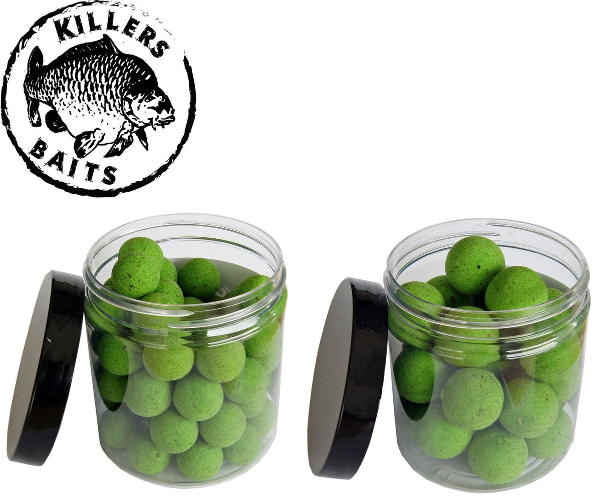 Carp Killers Pop Up Boilies Green Sardina 100g (16mm / 20mm)