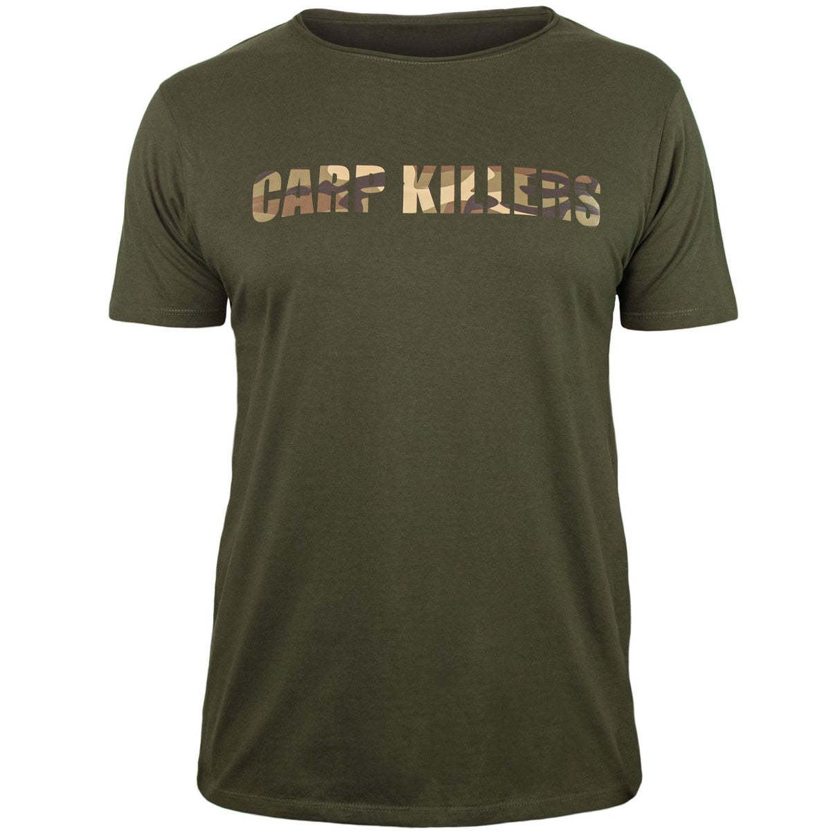 Carp Killers T-Shirt Oliv - Angelshirt